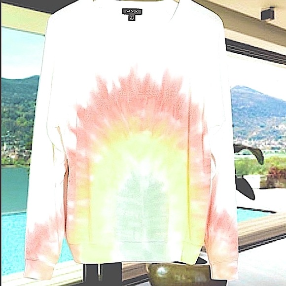 NWT Wild fox Rainbow Sommer Tie Dye Jumper - Picture 8 of 14